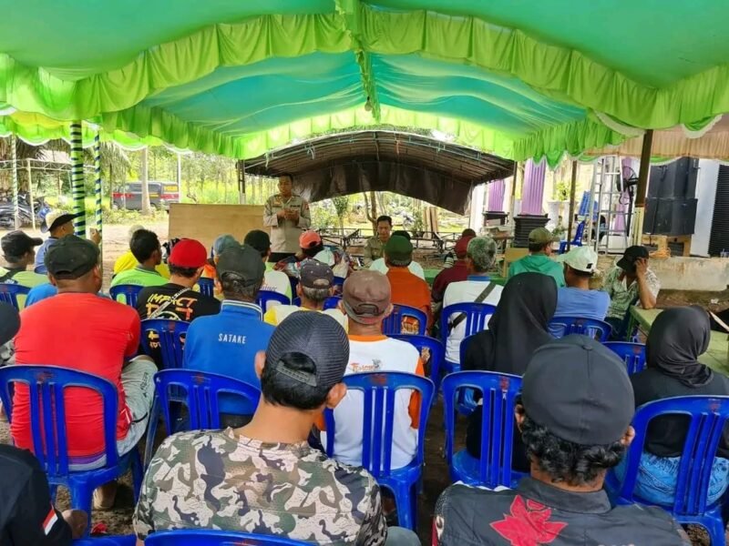 Cegah Judi Online Sat Binmas Polres Pulang Pisau Laksanakan Sambang ke Masyarakat