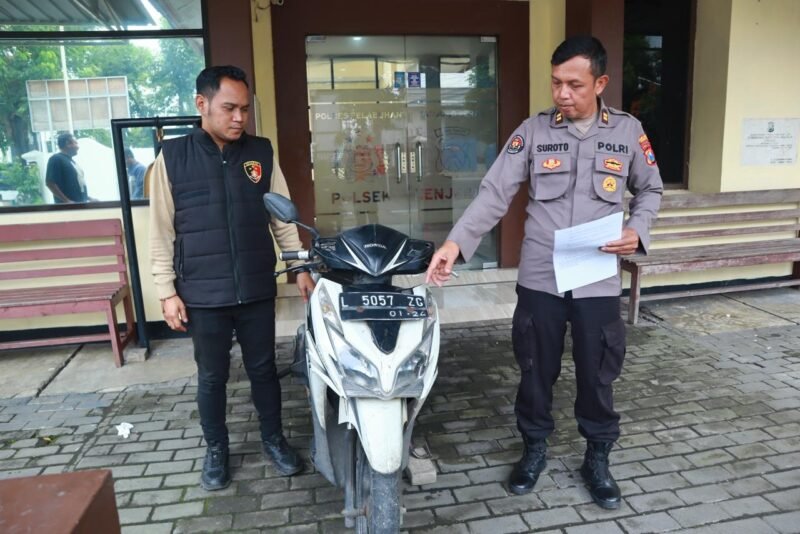 Foto: Curi Motor dari Teras Rumah, Seorang Residivis Berhasil Diamankan Polsek Kenjeran
