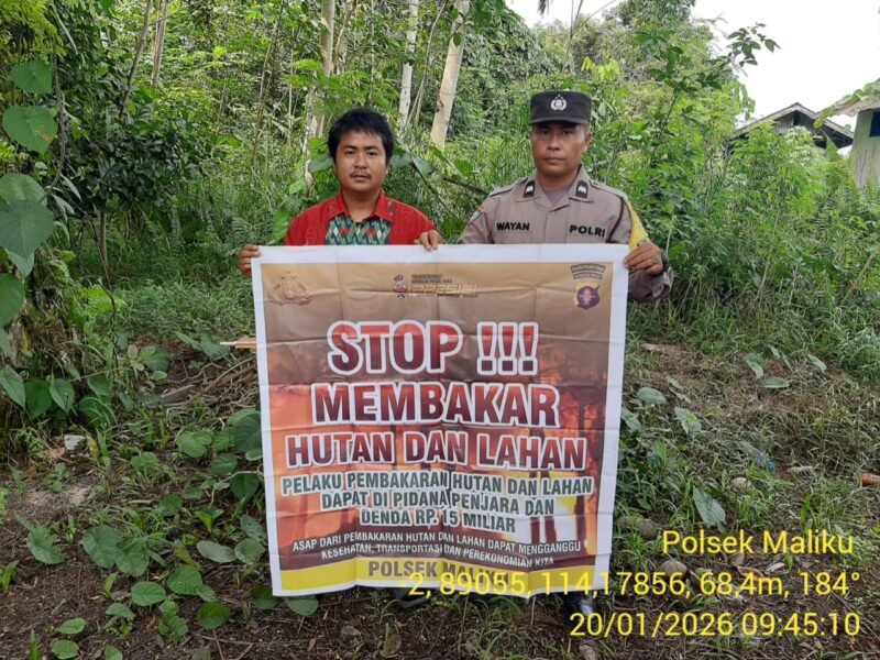 Perkuat Kemitraan dengan Warga, Polsek Maliku Gencarkan Sambang Kamtibmas untuk Cegah Gangguan Keamanan