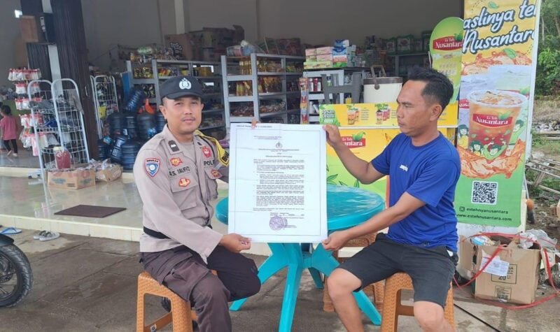 Mengantisipasi Karhutla, Ini Yang Dilakukan Personil Polsek Maliku