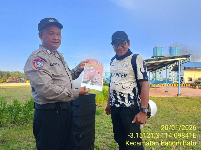 Polsek Pandih Batu Laksanakan Sosialisasi Call center di Polsek Pandih Batu