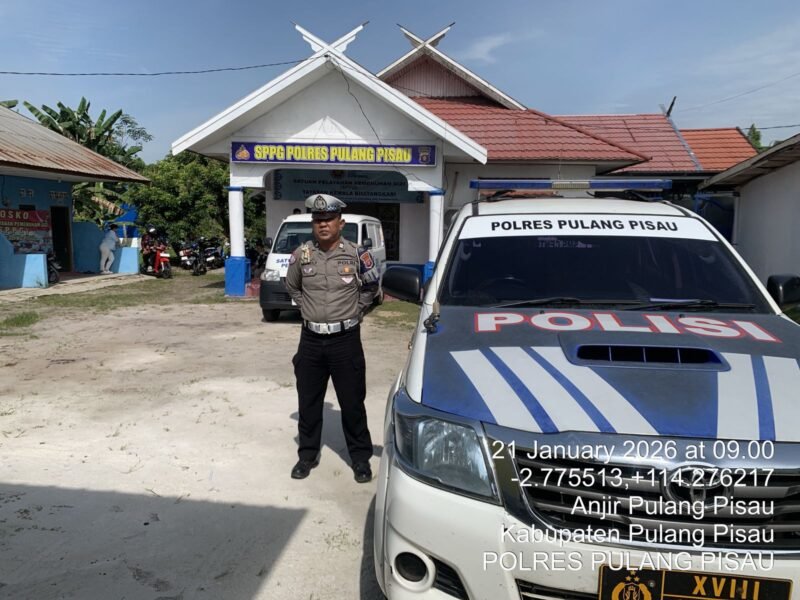 Pengawalan Pendistribusian Makan Bergizi Gratis (MBG) oleh Satlantas Polres Pulang Pisau
