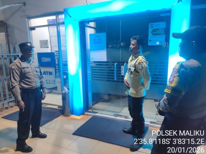 Antisipasi Terjadinya Tindak Pidana Polsek Maliku Patroli Malam.