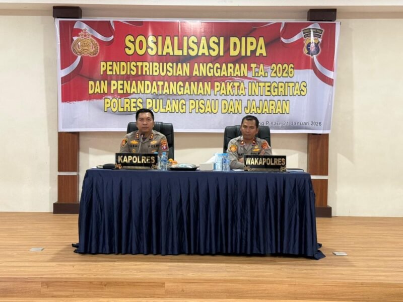 Transparansi Anggaran Jadi Prioritas, Polres Pulang Pisau Gelar Sosialisasi DIPA 2026