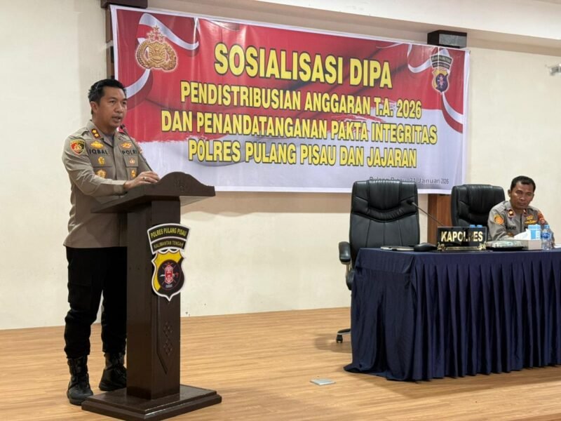 Polres Pulang Pisau Sosialisasikan DIPA 2026, Tegaskan Komitmen Pengelolaan Anggaran Transparan