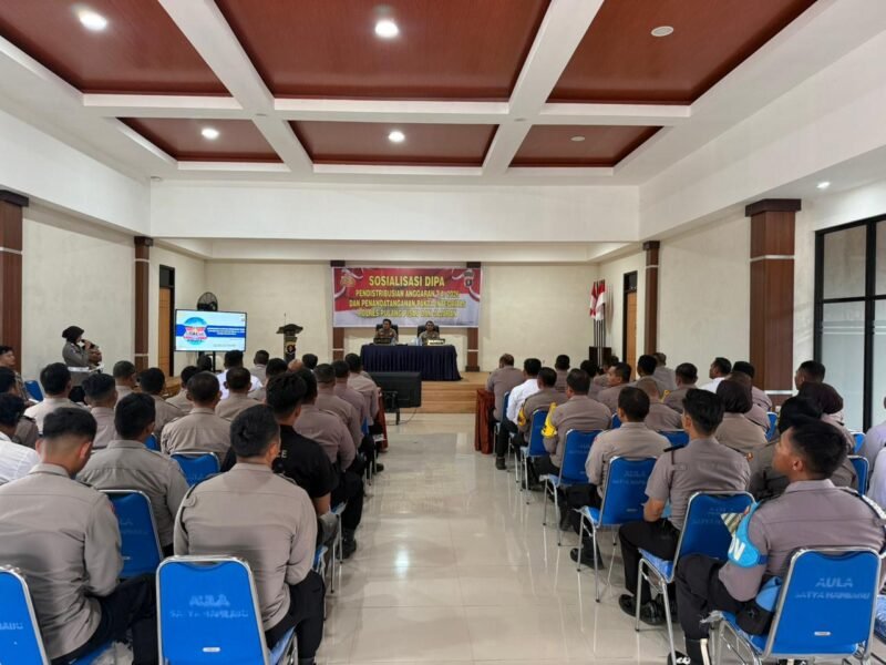 Sosialisasi DIPA 2026, Polres Pulang Pisau Perkuat Akuntabilitas Anggaran