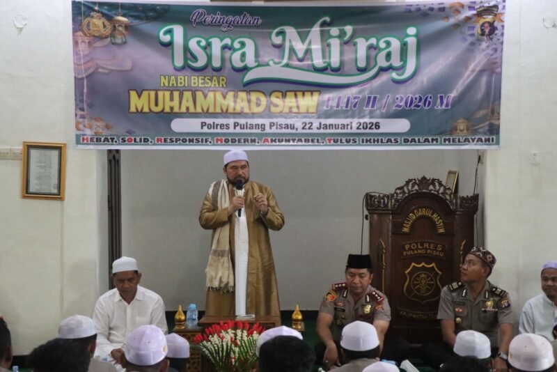 Momen Isra Mi’raj di Polres Pulpis: Dari Doa Bersama untuk Bangsa hingga Santuni Santri Pondok Pesantren