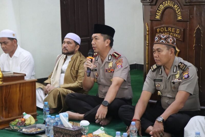 Peringatan Isra Mi’raj di Polres Pulang Pisau, Momentum Perkuat Ketakwaan dan Aksi Kemanusiaan