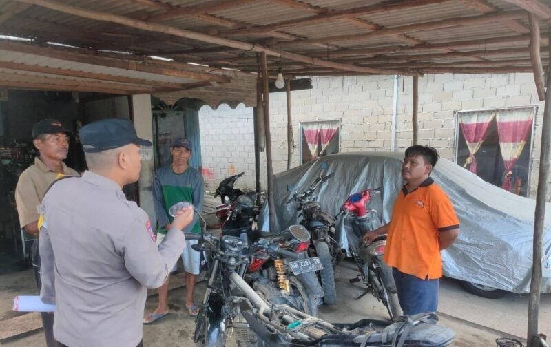 Sambang ke Masyarakat, Personel Polsek Maliku Lakukan Sosialisasi dan Imbauan