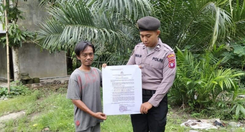 Polsek Maliku Sambangi Masyarakat dengan Beri Imbauan