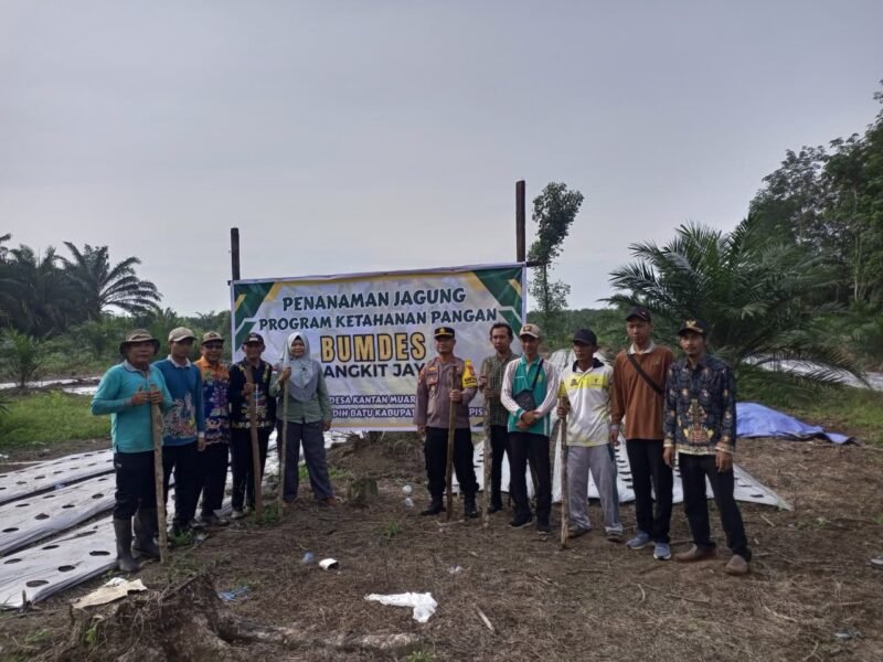Cegah Gangguan Kamtibmas, Polsek Kahayan Hilir Bersama Forkopimcam Pasang Spanduk Larangan Mabuk di Tempat Umum