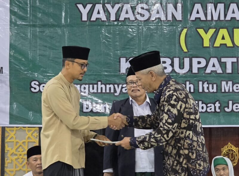 Foto: Yayasan Amal Umat Islam (YAUMI) Kabupaten Tegal Kembali Menyengenggarakan Sarasehan Ulama Dan Umaro Ke-381 Yang Kali Ini Digelar Di Masjid Jami Al Ikhlas, Dukuh Gunung Guntur, Desa Cawitali, Kecamatan Bumijawa, PADA Kamis Malam (22/01/2026).