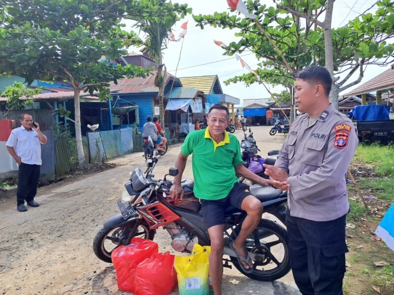 PERSONEL SATBINMAS POLRES PULANG PISAU SAMPAIKAN HIMBAUAN CEGAH PREMANISME DI TENGAH MASYARAKAT