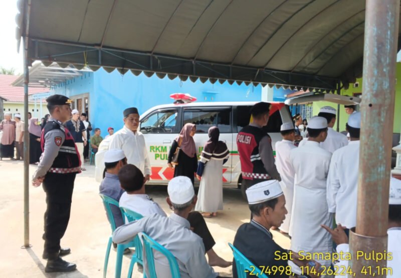 Polres Pulang Pisau Hadirkan Layanan SIKAJA: Polisi Kawal Jenazah untuk Warga Berduka