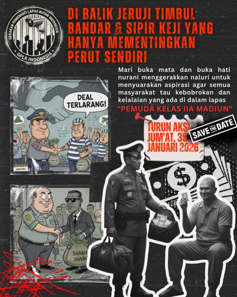 Foto: Dugaan kuat peredaran narkoba di dalam Lapas Klas IIA Madiun Baru kembali mencuat