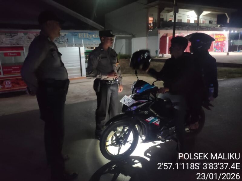 Cegah Tindak Pidana Premanisme, Polsek Maliku Gencarkan KRYD