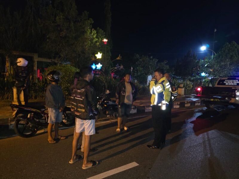 Respons Cepat Keluhan Warga, Satlantas Polres Pulang Pisau Razia Aksi Ugal-ugalan di Malam Hari