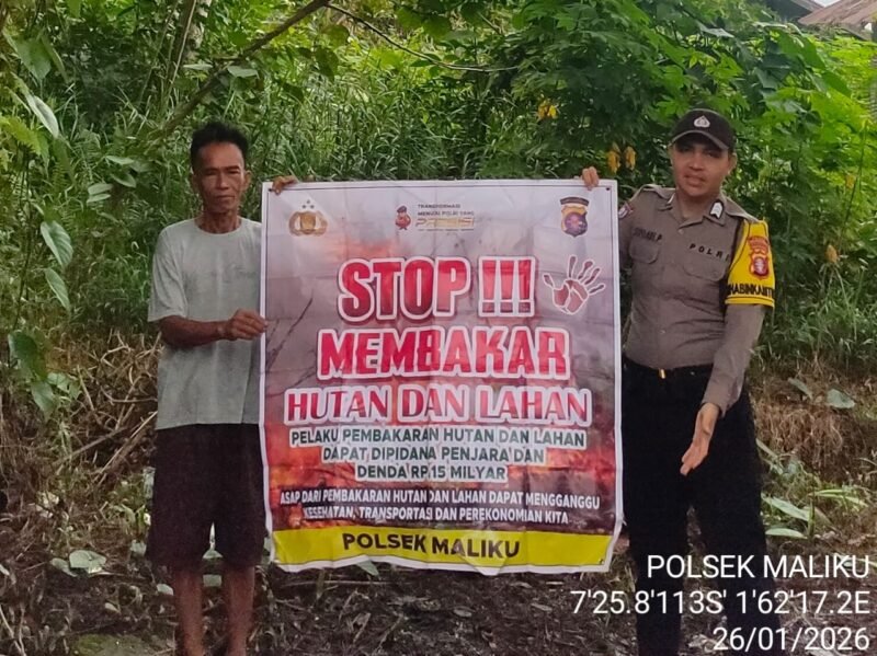 Melalui Kegiatan Sambang, Polsek Maliku Ajak Masyarakat untuk Wujudkan Kamtibmas yang Aman