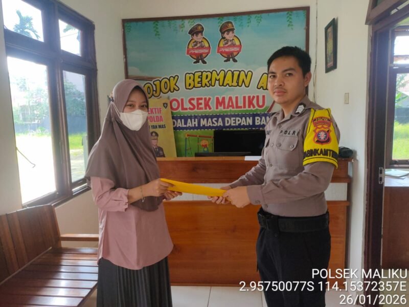 Polsek Maliku Sambangi Masyarakat dengan Beri Imbauan