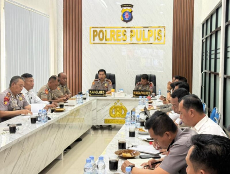 Polres Pulang Pisau Siaga Agenda Nasional, Kapolres Pimpin Anev Strategis