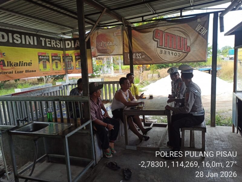 Satlantas Polres Pulang Pisau Jalankan Program “Polantas Menyapa”