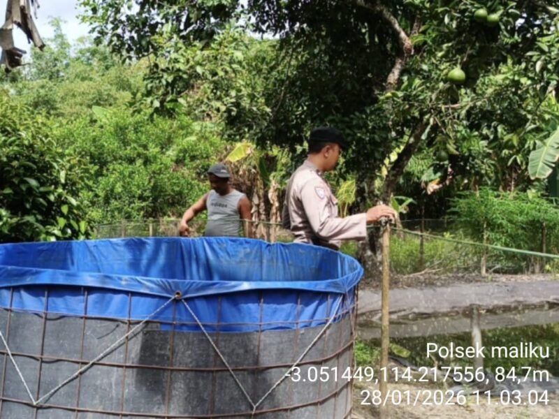 Personel Polsek Maliku Sosialisasi Kepada Masyarakat Kecamatan Maliku