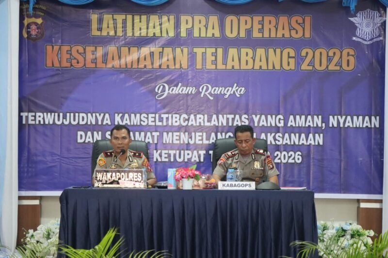 Tingkatkan Profesionalitas Personel, Polres Pulang Pisau Laksanakan Latpraops Keselamatan Telabang 2026