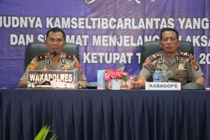 Tekan Angka Laka Lantas Jelang Ramadhan, Polres Pulang Pisau Gelar Latpraops Keselamatan Telabang 2026
