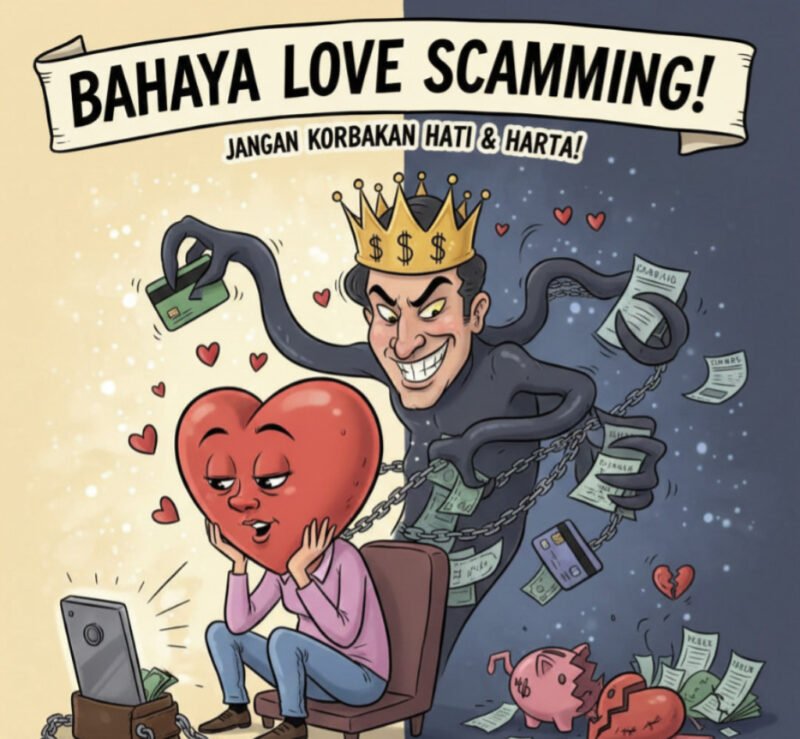 Jangan Sampai Hati Terbawa, Harta Melayang! Waspada “LOVE SCAM” di Game Online & Media Sosial