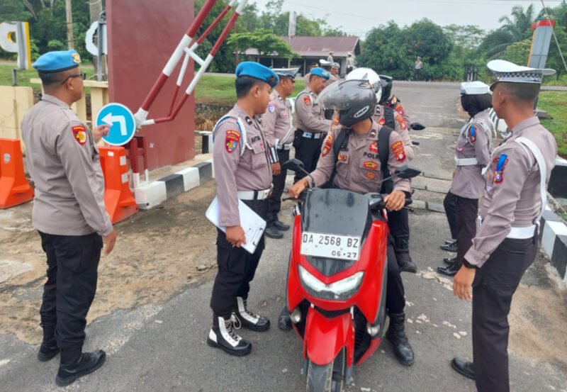 Ops Keselamatan Telabang 2026, Propam dan Satlantas Polres Pulang Pisau Sidak Personel