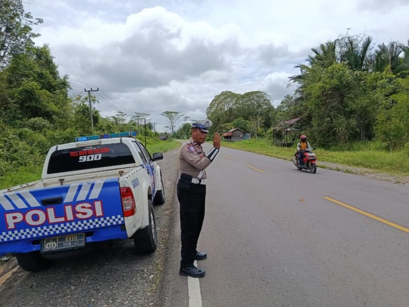 Patroli Daerah Rawan, Laka Lantas dan Himbauan Kamseltibcarlantas