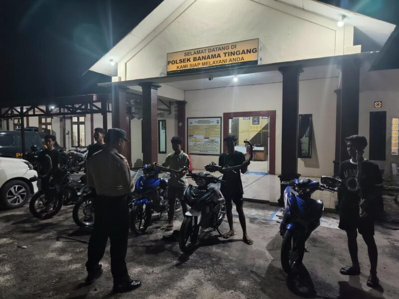 Kapolsek IPDA Fasca Candra Lukmana Tegas Tertibkan Knalpot Brong di Banama Tingang