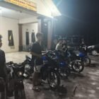 Razia Malam Hari, Polsek Banama Tingang Tindak Pengguna Knalpot Brong
