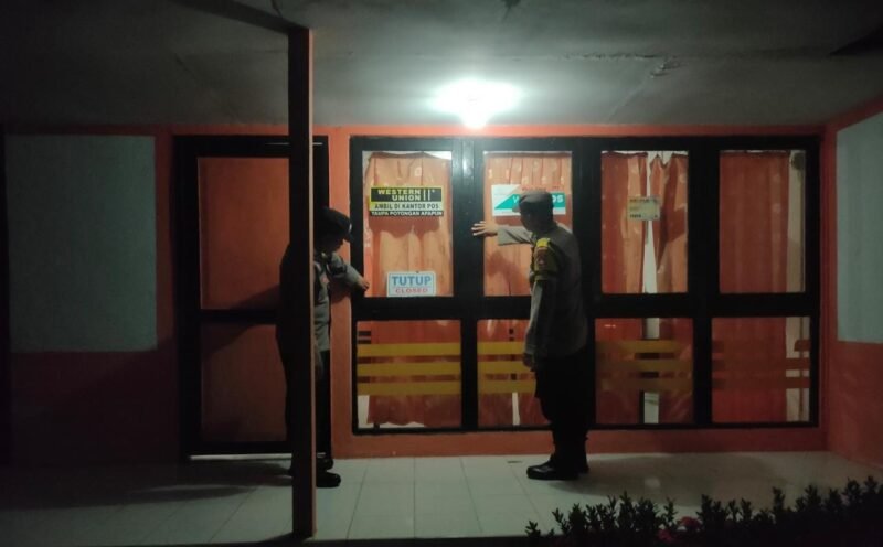 Personel Polsek Maliku Rutin Gelar Kegiatan Patroli Malam