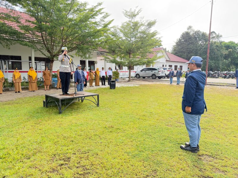 Jadi Irup di Sekolah, Satlantas Polres Pulang Pisau Ajak Pelajar Jadi Pelopor Keselamatan Berlalu Lintas