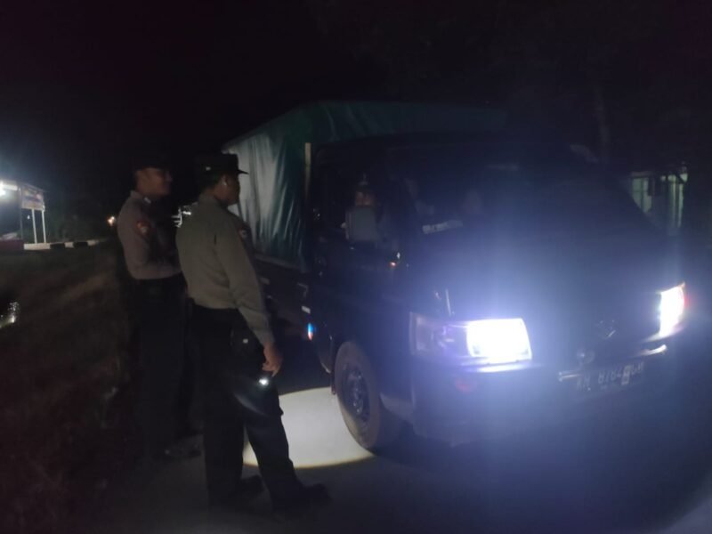 Polsek Maliku Laksanakan KRYD di Wilayah Hukumnya