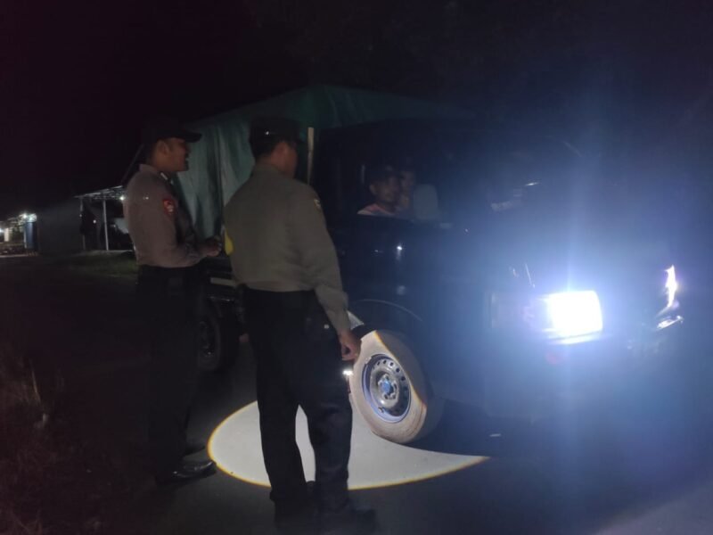 Polsek Maliku Laksanakan KRYD di Wilayah Hukumnya