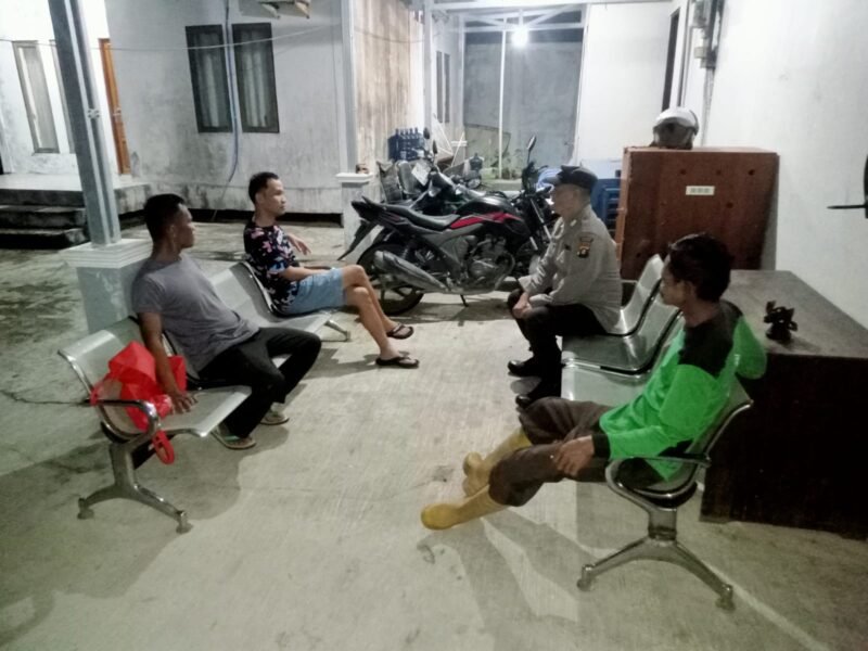 Perkuat Ketahanan Pangan, Polsek Kahayan Kuala Cek Lahan dan Dialog dengan Petani