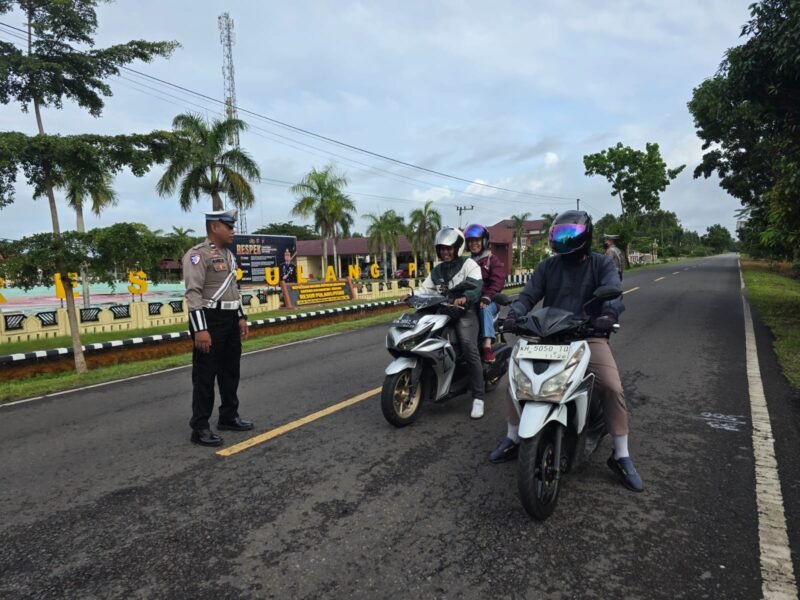 Tingkatkan Kesadaran Masyarakat Beri Himbauan Kamseltibcarlantas