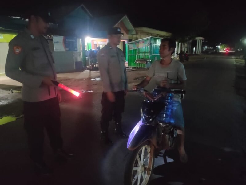 Polsek Maliku Laksanakan KRYD di Wilayah Hukumnya