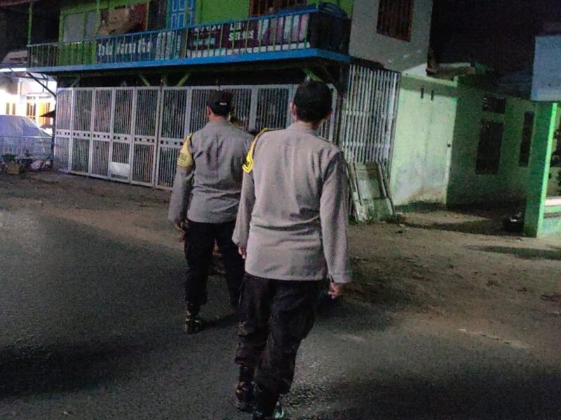 Personel Polsek Maliku Rutin Gelar Kegiatan Patroli Malam