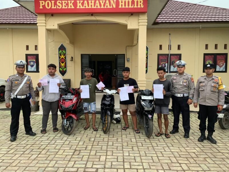 Viral di CCTV, Pelaku Balap Liar Subuh di Pulang Pisau Akhirnya Diciduk Polisi!