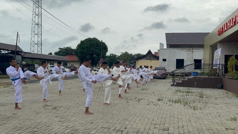 Persiapan UKP Juli 2026, Personel Polres Pulang Pisau Jalani Ujian Fungsi Teknis dan Beladiri Polri via Zoom