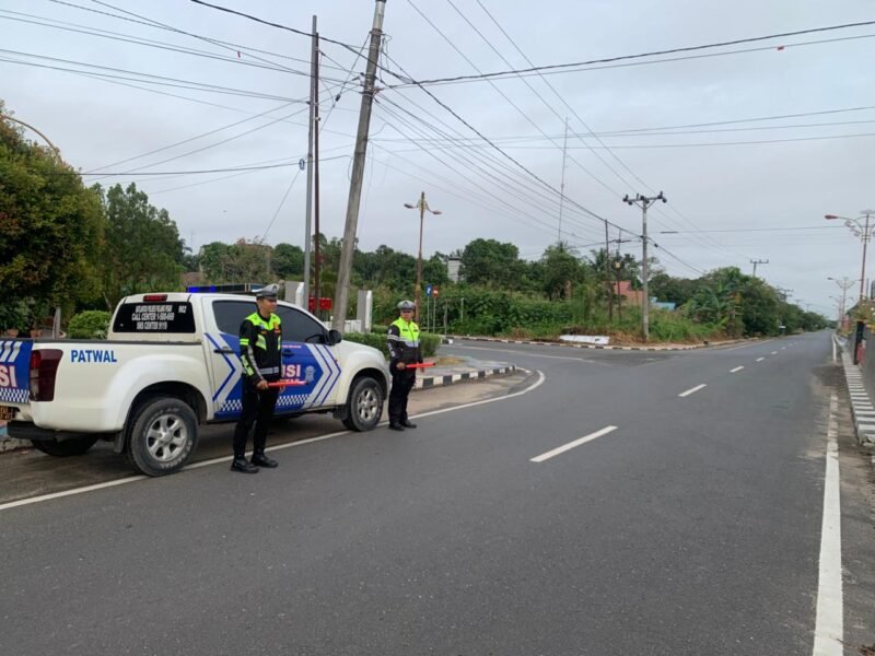 Jaga Kekhusyukan Ramadan, Satlantas Polres Pulang Pisau Gencarkan ‘Blue Light Patrol’