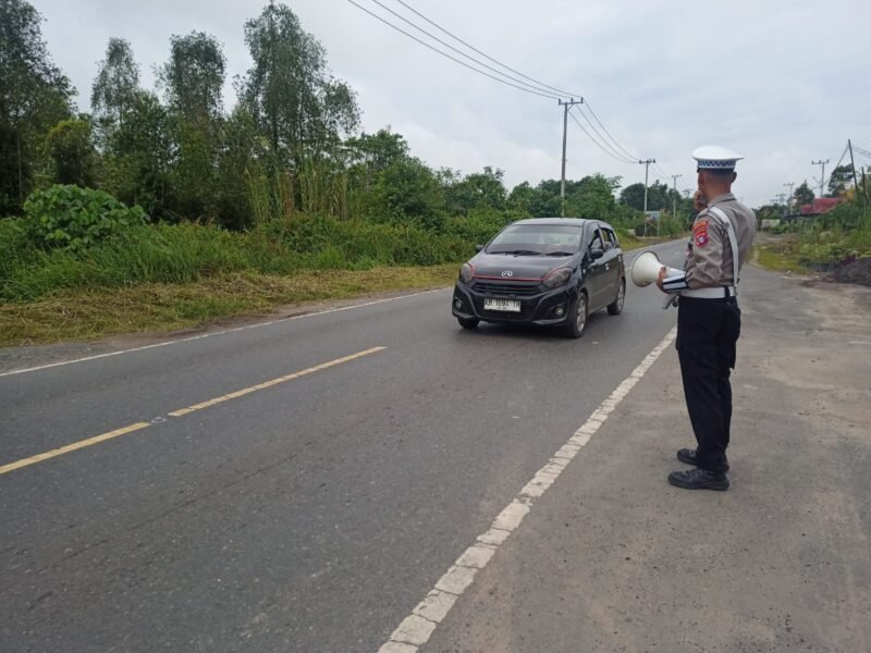 Wujudkan Kamseltibcar Lantas, Polres Pulang Pisau Gencar Lakukan Penling