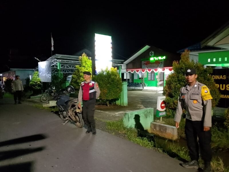Rutinitas kegiatan Malam hari Personil Polsek Pandih Batu lakukan KRYD kamtibmas guna cegah terjadinya bahaya tindak kejahatan