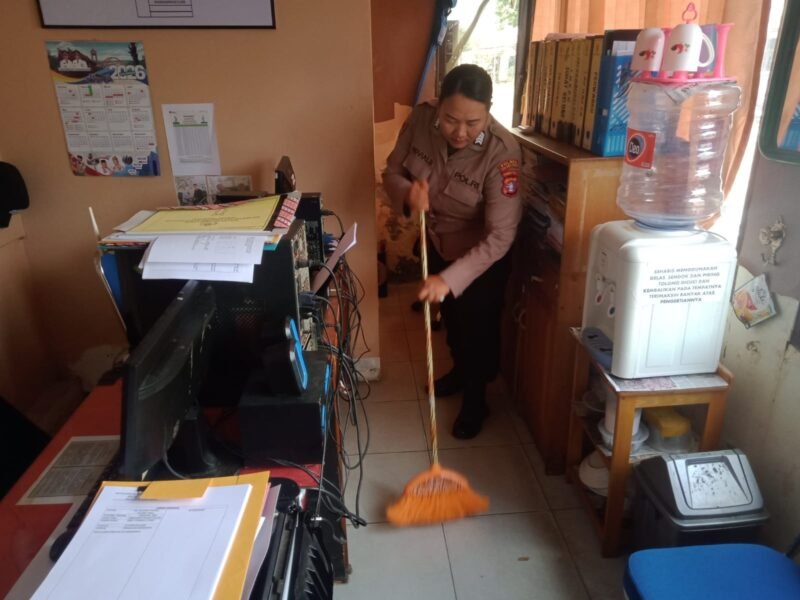 Semangat Indonesia ASRI, Polres Pulang Pisau Ciptakan Lingkungan Kerja Bersih dan Nyaman