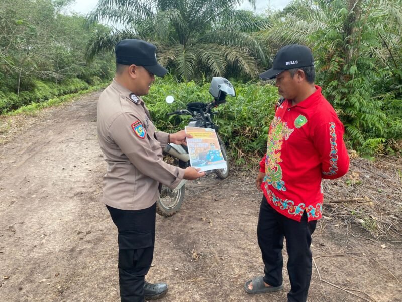 Polsek Maliku Sambangi Masyarakat dengan Beri Imbauan