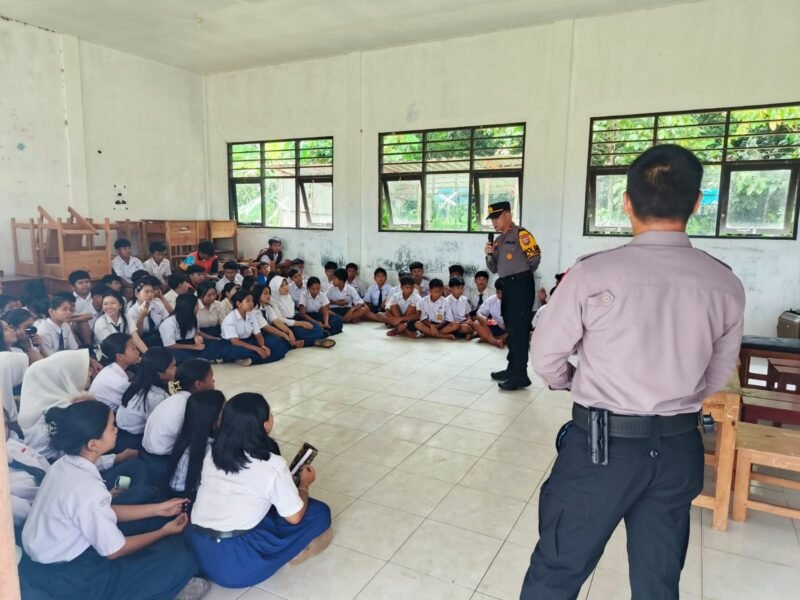 Cegah Paham Anarko dan Kekerasan Pelajar, Polsek Banama Tingang Perkuat Mentalitas Siswa SMPN 2