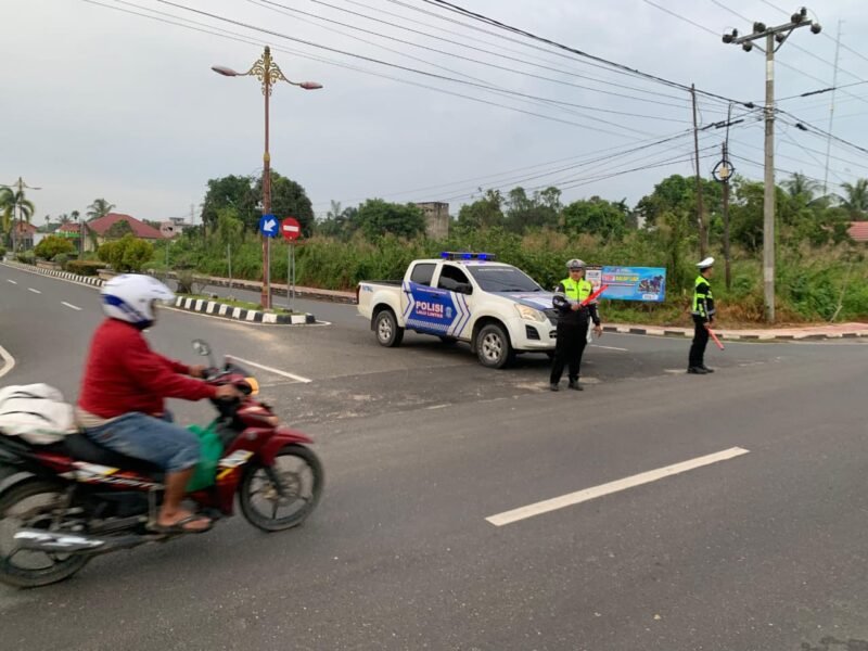 Jamin Kekhusyukan Ibadah, Satlantas Gelar Blue Light Patrol Selama Ramadhan